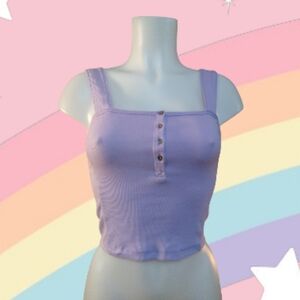 Size XS purple Abercrombie & Fitch crop top